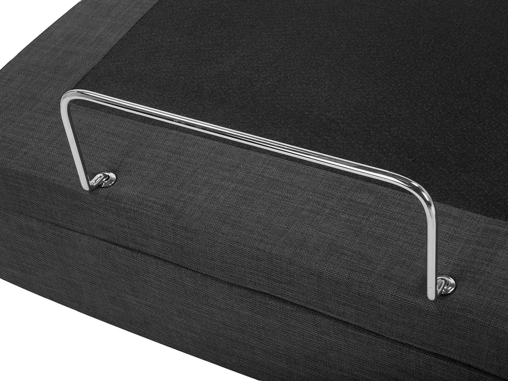 Adjustable Bed Fabric DUKE 180 x 200 cm (EU Super King) Dark Grey_797961