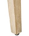 Gartenstuhl Flechtseil beige / hellbraun 2er Set Auflagen cremeweiss OLBIA_771410