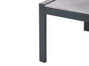 Garden Lounge Set with Table 5 Seater SKALA Metal Dark Grey_934694