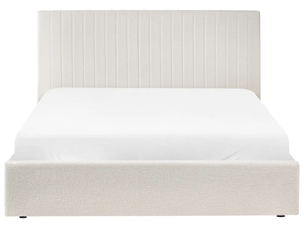Ottoman Bed VION Boucle Off-White 160 x 200 cm (EU King Size)_1042549