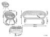 Set divano e poltrona 3 posti con tavolino rattan naturale MARATEA/CESENATICO_878740