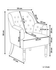 Armchair MANDAL Fabric Multicolour_522822