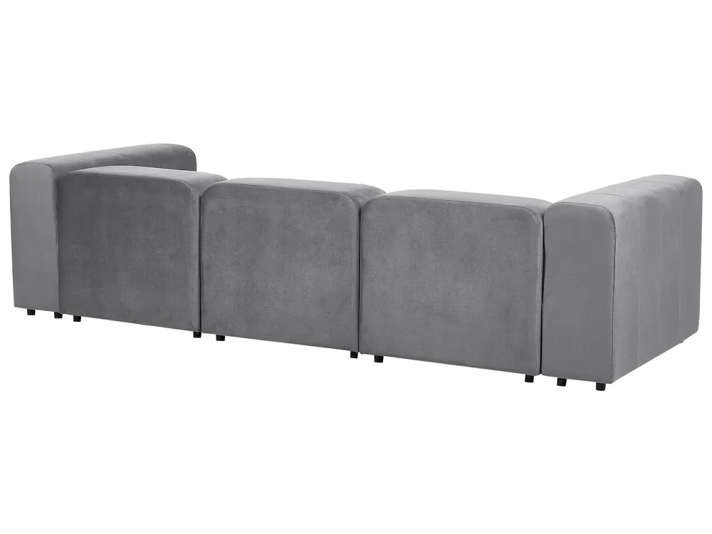 Modular Sofa 3 Seater FALSTERBO Velvet Grey_919393