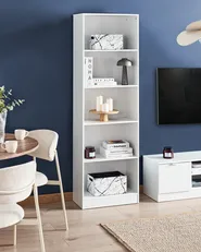 Regał na książki 5 półek WINNIPEG 174 cm Biały_977747