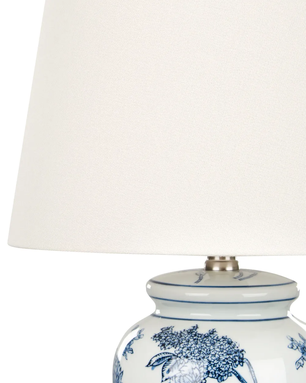 Table Lamp BELUSO Porcelain White/ Blue_883004