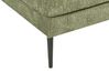 Right Hand Fabric Corner Sofa Green FLAM_934606