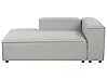 Chaise longue derecha ARDAL Tela Gris claro
