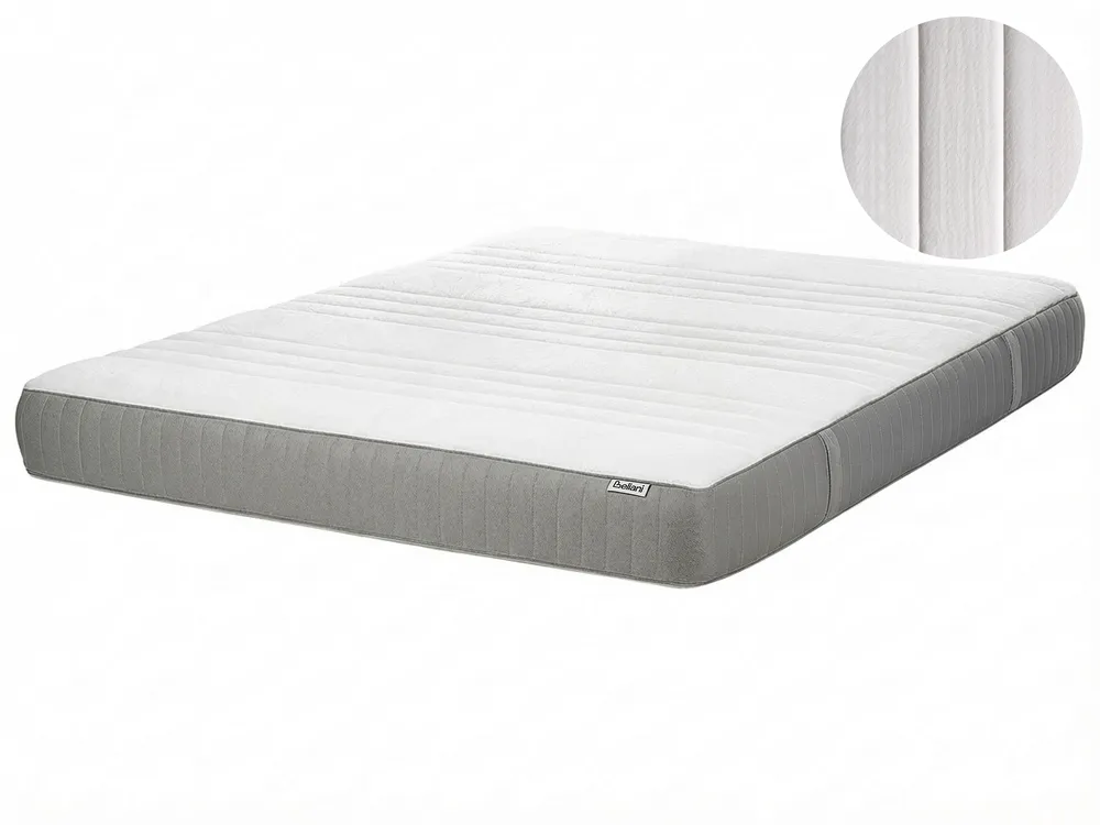 Materac memory foam zdejmowany pokrowiec średnio twardy WHISPER Różne rozmiary