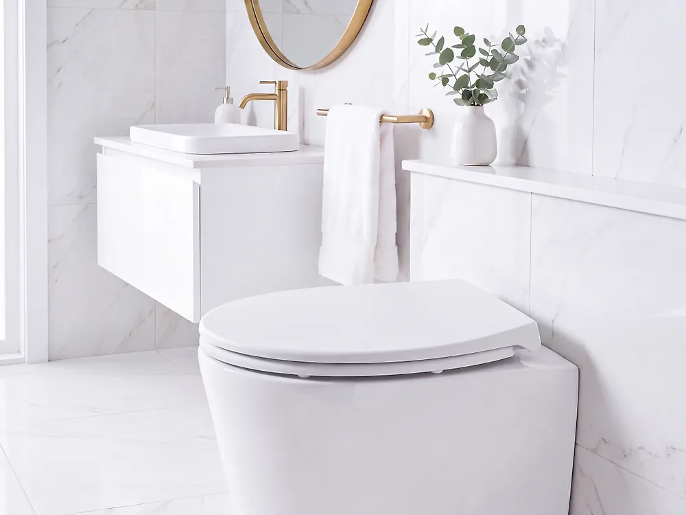 Sedile per WC PAPURI Soft Close Duroplastica Bianco_1175161