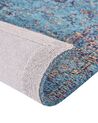 Cotton Area Rug 160 x 230 cm Blue KANSU_852284