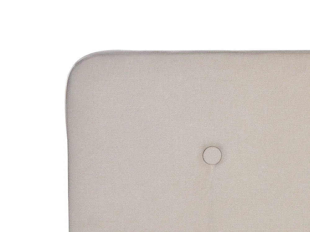 Letto Tessuto RENNES 140 x 200 cm Beige chiaro_345567