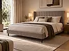 Bed Velvet VILLETTE 180 x 200 cm (EU Super King) Taupe