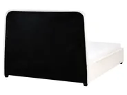 Bett mit Schubladen SARDENT Bouclé Cremeweiß 160 x 200 cm_1009112