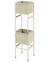 Supporto per vasi metallo beige COTINUS_933748