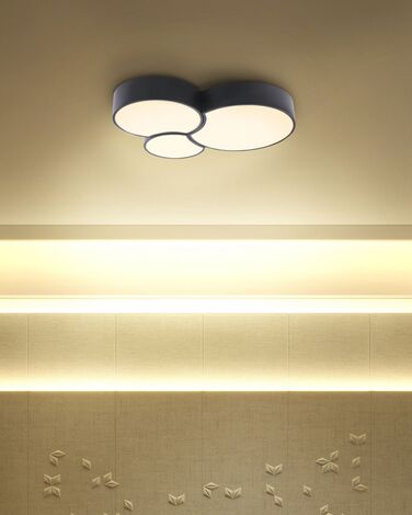 Metal LED Ceiling Lamp Black YABU