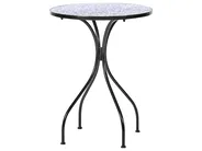 Bistro Set Folding CAMPRENA Metal Black_919853
