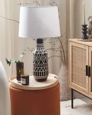 Table Lamp SHEBELLE Ceramic Black_822385