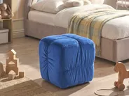 Pouffe TURLEY Velvet Blue_1081788