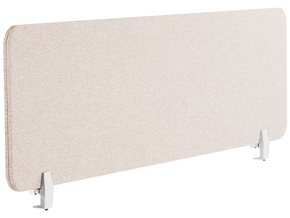 Cloison amovible de bureau WALLY 160 x 40 cm Beige
