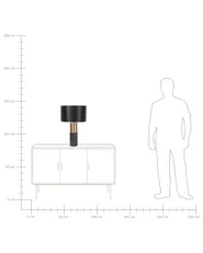 Table Lamp DARLING Metal Black_765498