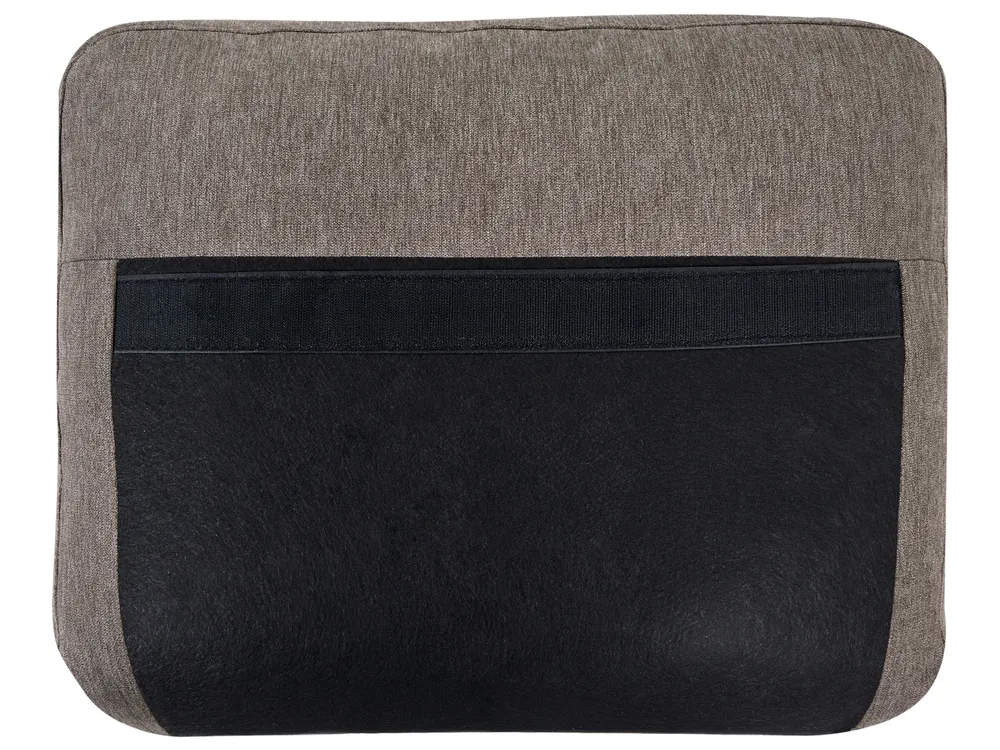 Sofa 3 Seater LOUSTO Fabric Brown_1044031