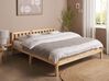 Łóżko drewniane 160 x 200 cm jasne FLORAC_918229
