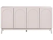 4 Door Sideboard BOULIA Light Beige_1169374
