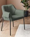 Fauteuil en tissu vert foncé ARLA_876822