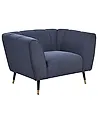 Sillón ORSTA Tela Azul oscuro