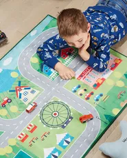 Kids Rug SEBEN Green 80 x 150 cm_837450