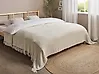 Bedspread TOUTLI Cotton 220 x 240 cm Light Beige