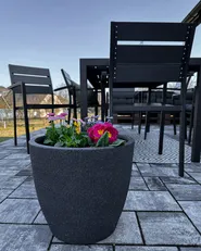Donica KANNIA 36 cm Grafitowy_975452