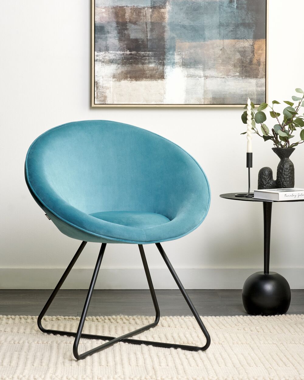 Baby blue accent chair outlet
