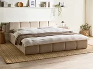 Bed Fabric ORVILLE 180 x 200 cm (EU Super King) Taupe_1025807
