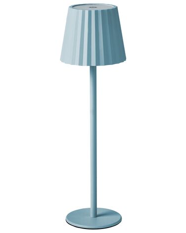 Metal Table Lamp Light Blue POMBEIRO