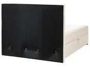 Boxspringbett mit Stauraum MAJOR Stoff Hellbeige 120 x 200 cm_1028004