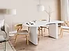 Tavolo da pranzo PEERY Bianco 198 cm 93 cm