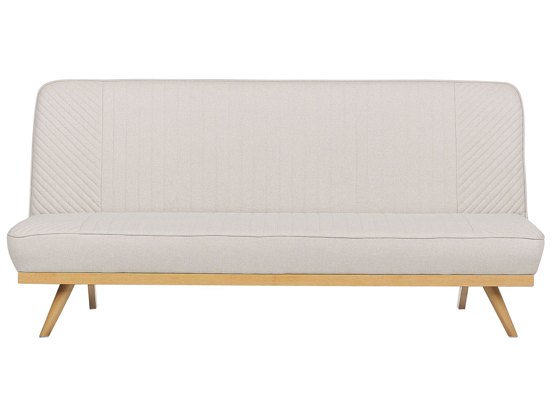 Fabric Sofa Bed Beige KALFAFELL_907874