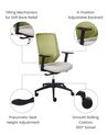 Swivel Office Chair Green VIRTUOSO _929933