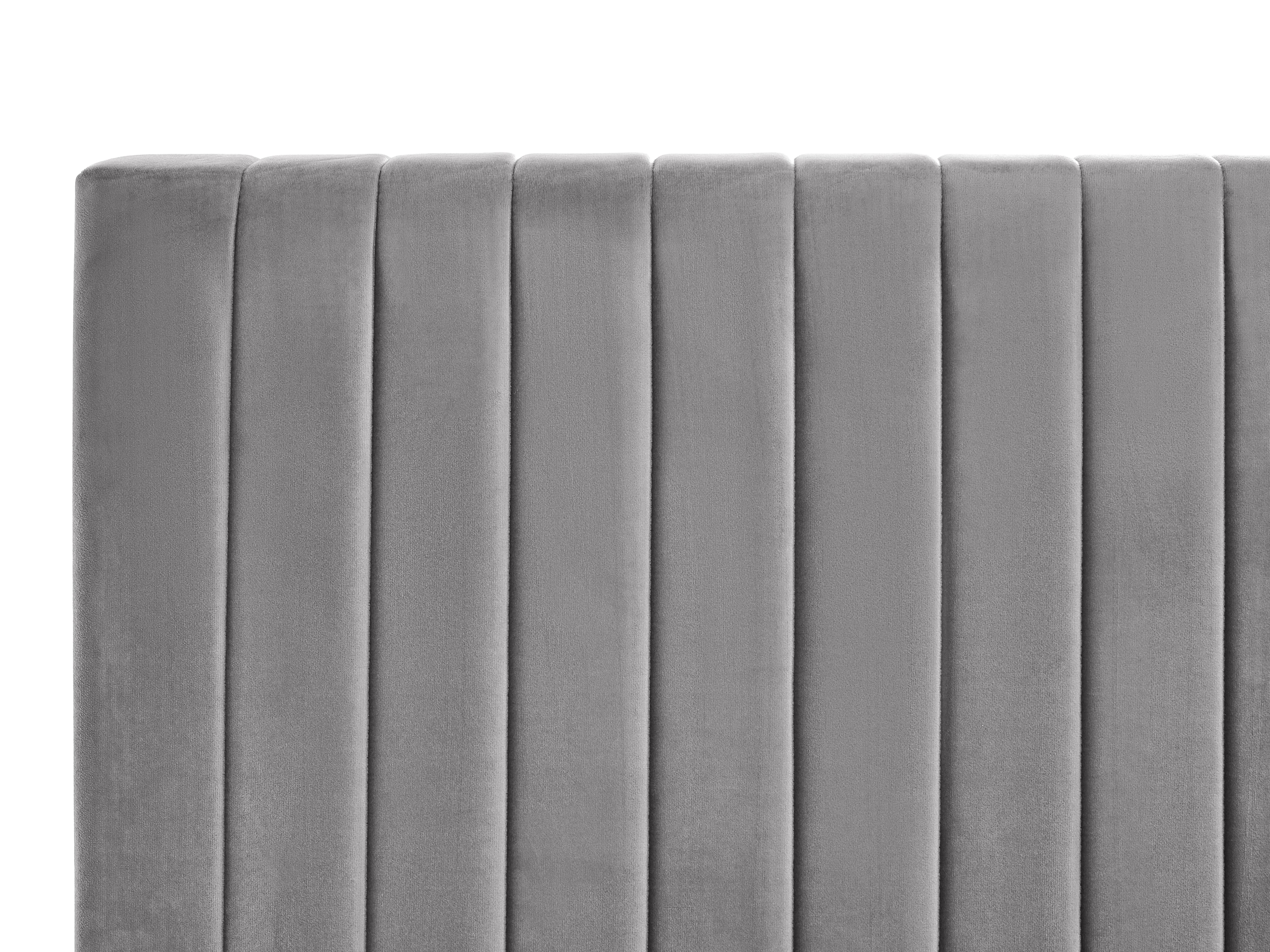 Ottoman Bed VION Velvet Grey 120 x 200 cm (EU Small Double)_1062864