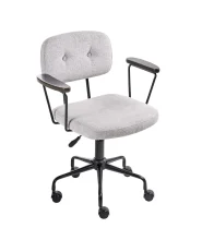 Desk Chair ALGERITA Fabric Light Grey_1024908