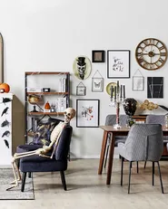 Armchair VAASA Velvet Black_878900