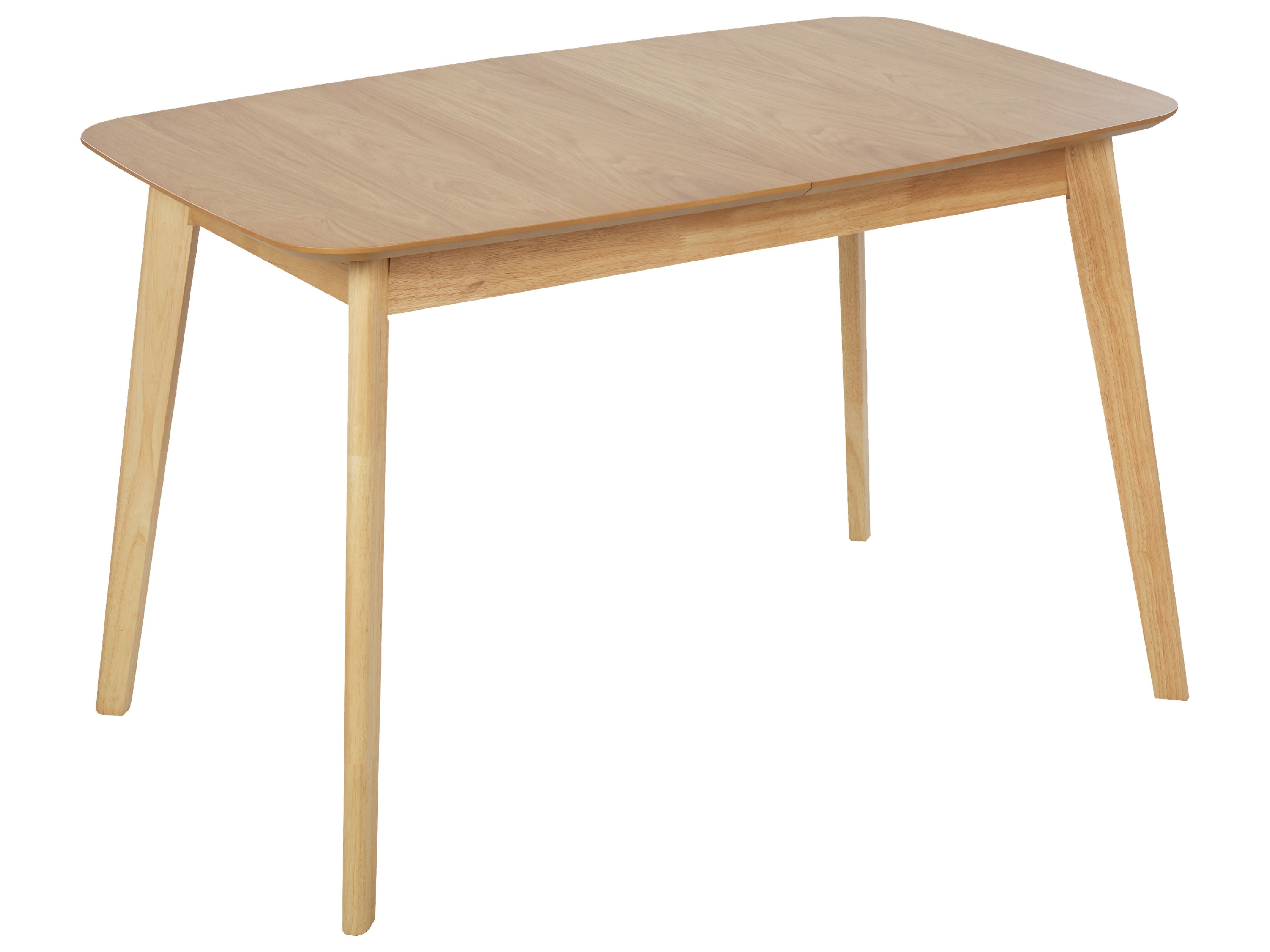 Table de salle à manger extensible MADOX Chêne clair 120/150 cm 75 cm ...