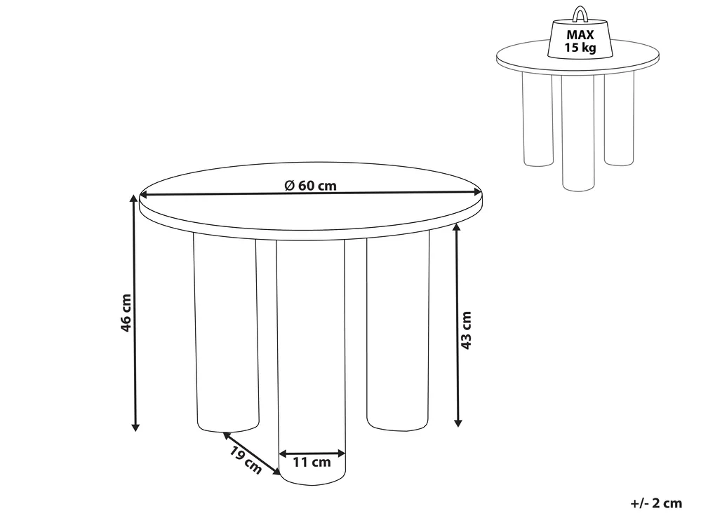Coffee Table SENOIA Brown_941911