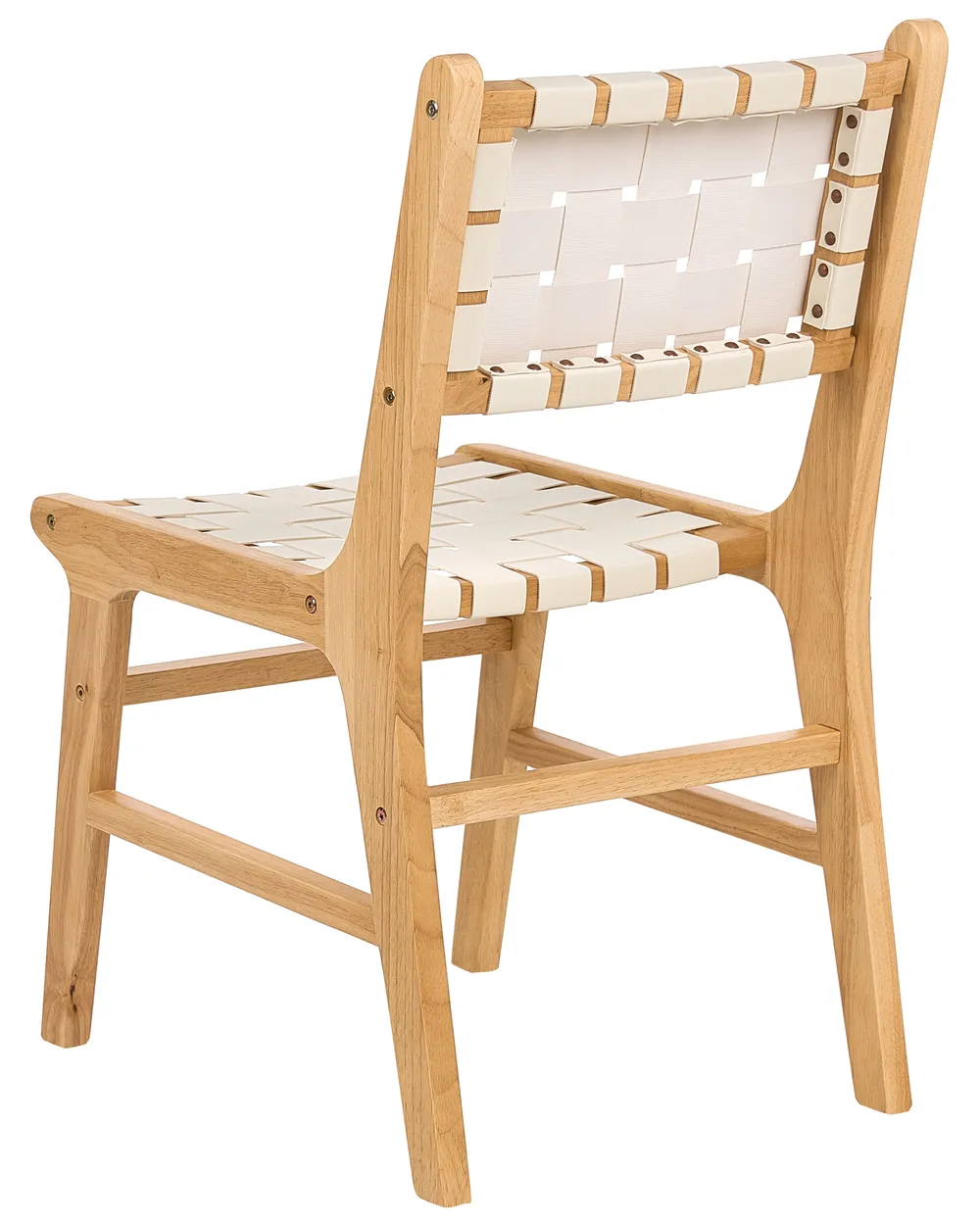 Set of 2 Dining Chairs HUMBLE Wood Light Brown_985645