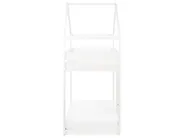 Bunk Bed House Pine Wood LABATUT 90 x 200 cm (EU Single) White_911509
