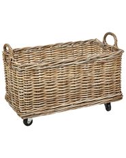 Set Di 2 Scatole Decorative In Rattan Bohémien Con Coperchio – Rettangolari In Vimini Naturale