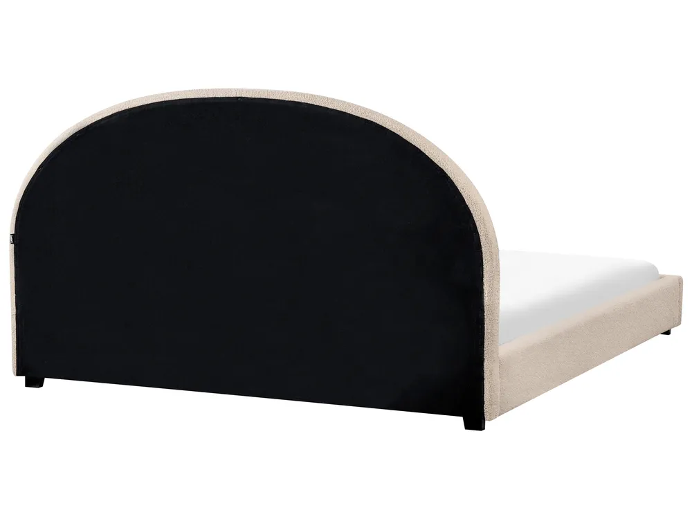 Bed Boucle VAUCLUSE 180 x 200 cm (EU Super King) Beige_976078