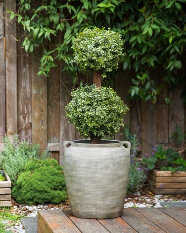 Terracotta Plant Pot ⌀ 40 cm Grey KERRIA