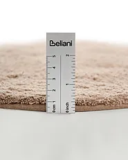 Tappeto per bambini ANEGUNDI  Marrone chiaro ø 120 cm Cotone con cuscino_1154932